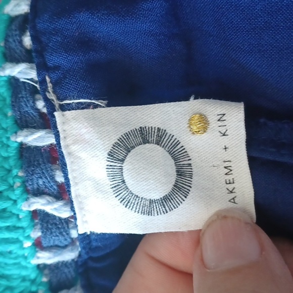 Akemi + Kin Anthropologie Swing Crochet Racerback Multicolor Midi Dress, sz S - Picture 6 of 7